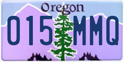 OR license plate 015MMQ