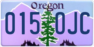 OR license plate 015OJC