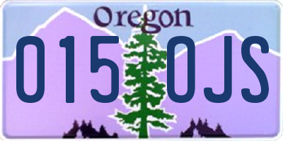 OR license plate 015OJS
