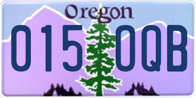 OR license plate 015OQB
