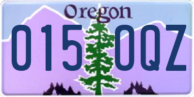 OR license plate 015OQZ