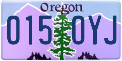 OR license plate 015OYJ
