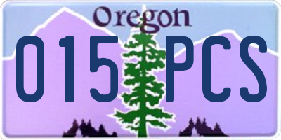OR license plate 015PCS
