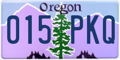 OR license plate 015PKQ