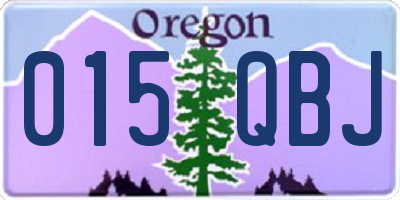 OR license plate 015QBJ