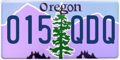 OR license plate 015QDQ