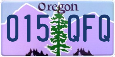OR license plate 015QFQ