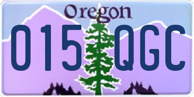OR license plate 015QGC