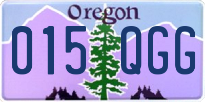 OR license plate 015QGG