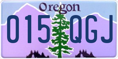 OR license plate 015QGJ