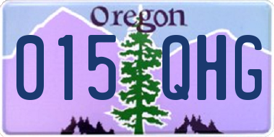 OR license plate 015QHG