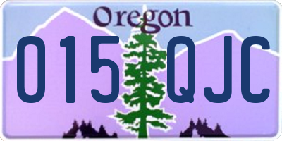 OR license plate 015QJC