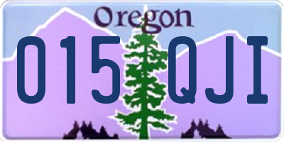 OR license plate 015QJI