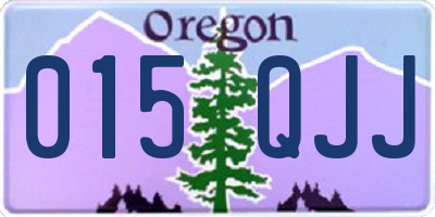 OR license plate 015QJJ