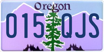 OR license plate 015QJS
