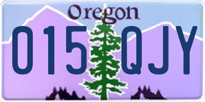 OR license plate 015QJY
