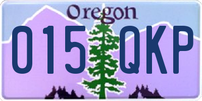 OR license plate 015QKP
