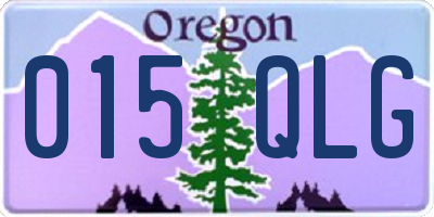 OR license plate 015QLG