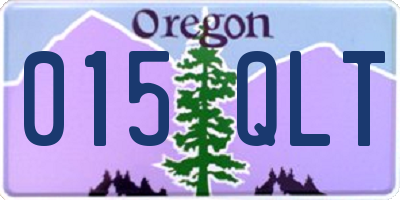 OR license plate 015QLT