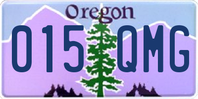 OR license plate 015QMG