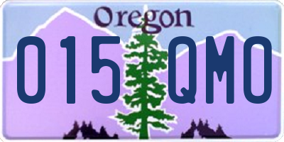 OR license plate 015QMO