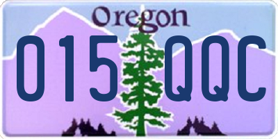OR license plate 015QQC
