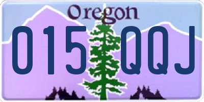 OR license plate 015QQJ