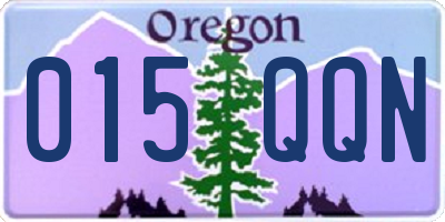 OR license plate 015QQN