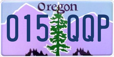OR license plate 015QQP