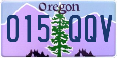 OR license plate 015QQV
