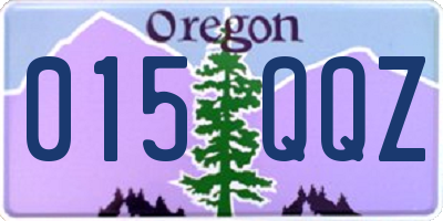 OR license plate 015QQZ