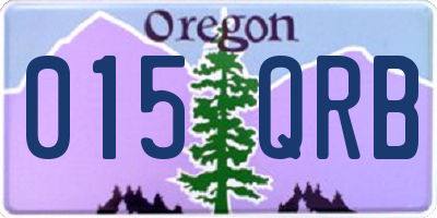 OR license plate 015QRB