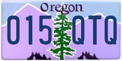OR license plate 015QTQ