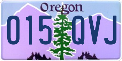 OR license plate 015QVJ