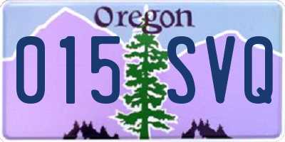 OR license plate 015SVQ