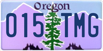 OR license plate 015TMG