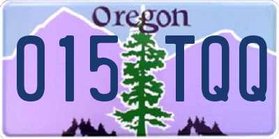 OR license plate 015TQQ