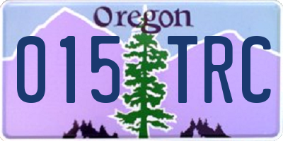 OR license plate 015TRC