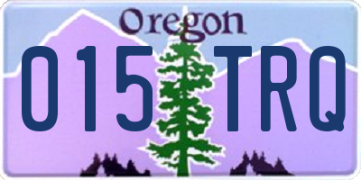 OR license plate 015TRQ