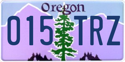 OR license plate 015TRZ