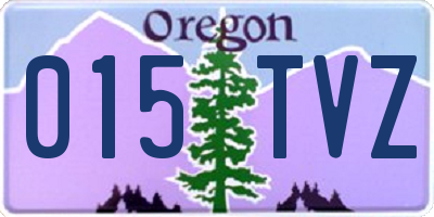 OR license plate 015TVZ