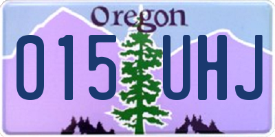 OR license plate 015UHJ