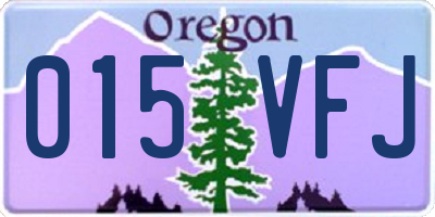 OR license plate 015VFJ