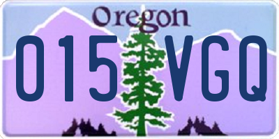 OR license plate 015VGQ