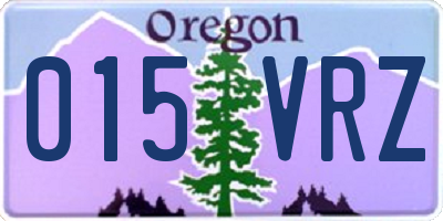 OR license plate 015VRZ
