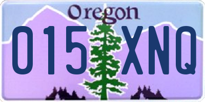 OR license plate 015XNQ