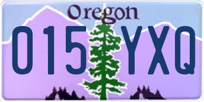 OR license plate 015YXQ