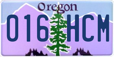 OR license plate 016HCM