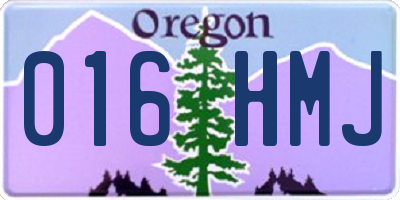 OR license plate 016HMJ