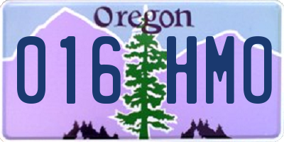 OR license plate 016HMO